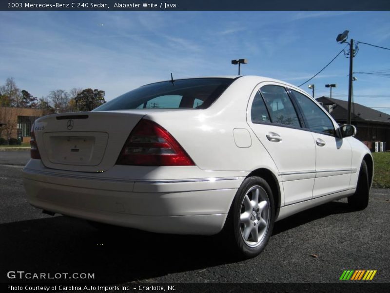 Alabaster White / Java 2003 Mercedes-Benz C 240 Sedan