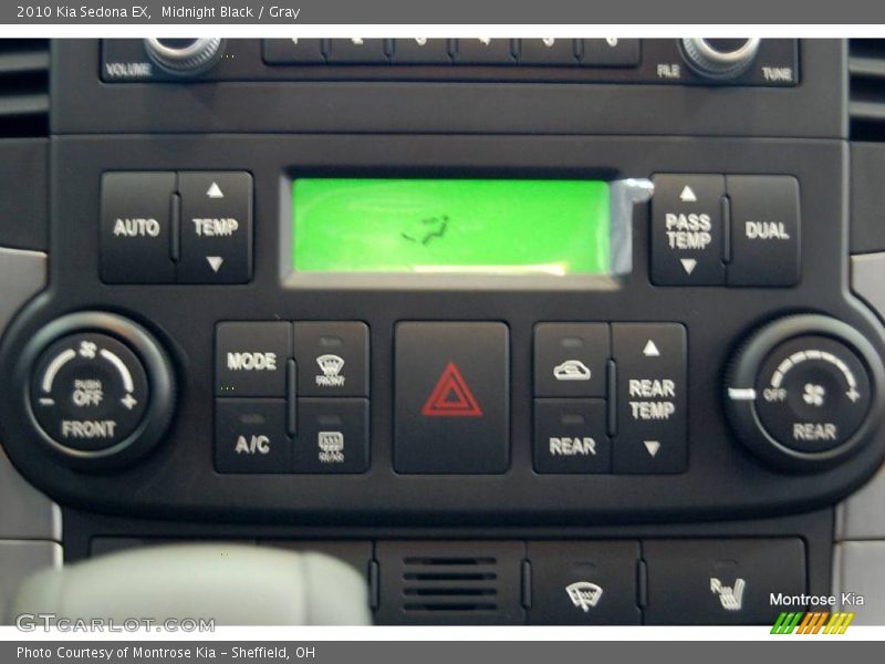 Midnight Black / Gray 2010 Kia Sedona EX