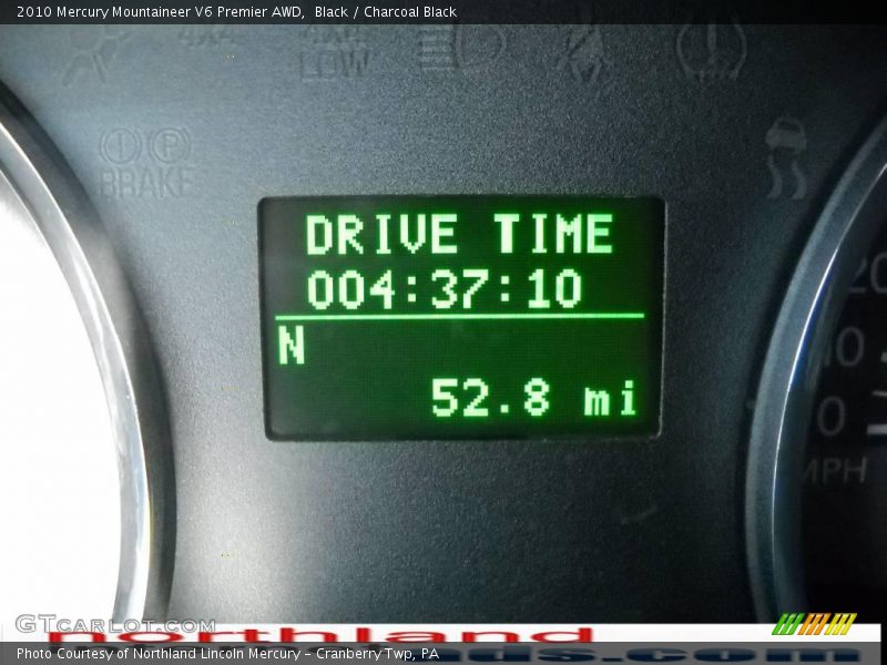 Black / Charcoal Black 2010 Mercury Mountaineer V6 Premier AWD