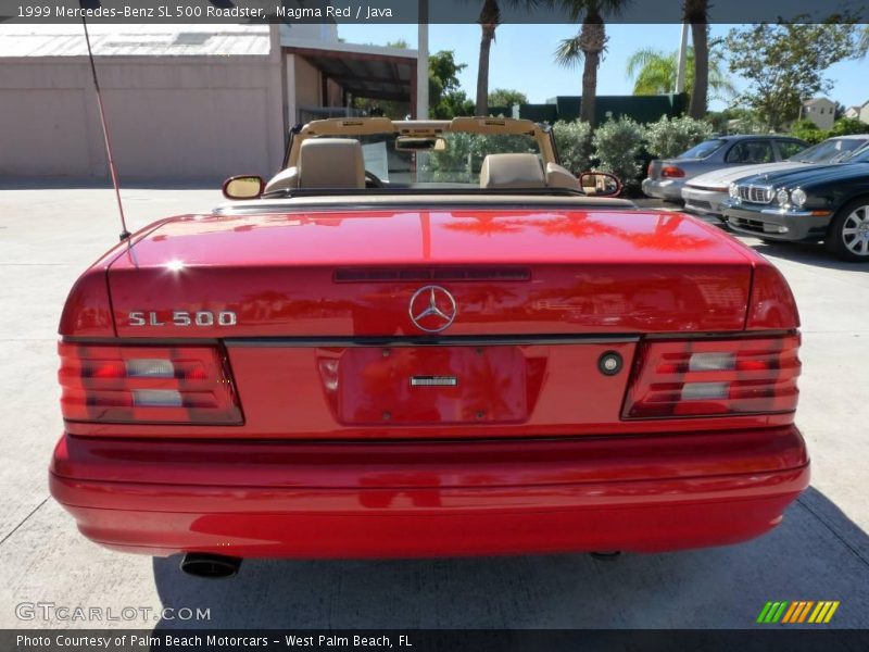Magma Red / Java 1999 Mercedes-Benz SL 500 Roadster