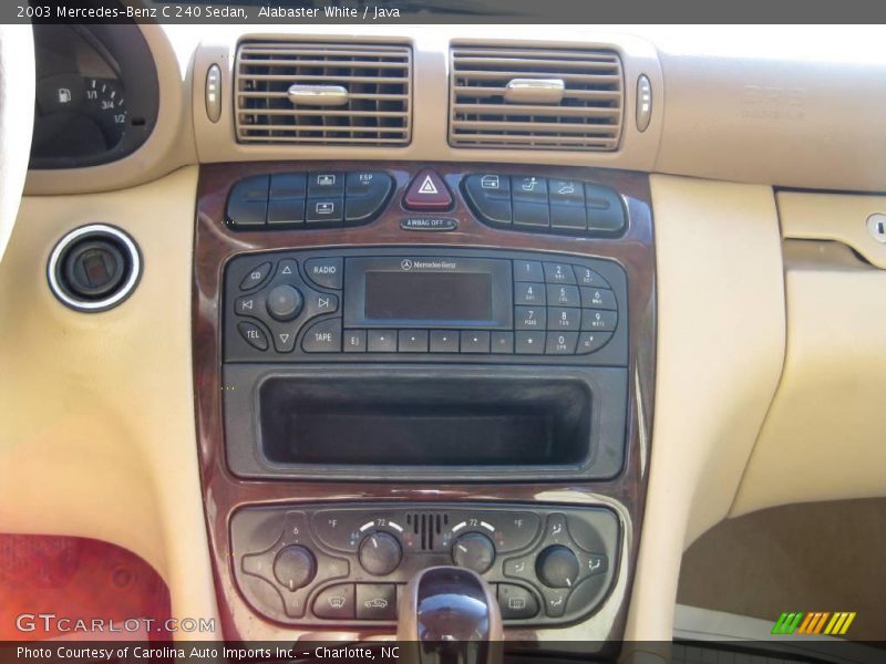 Alabaster White / Java 2003 Mercedes-Benz C 240 Sedan