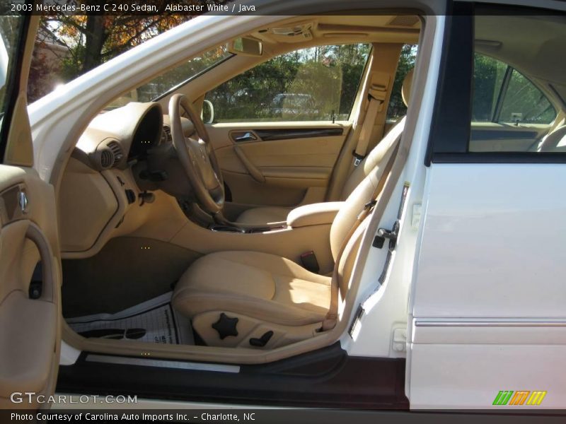 Alabaster White / Java 2003 Mercedes-Benz C 240 Sedan