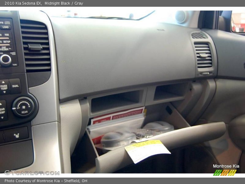 Midnight Black / Gray 2010 Kia Sedona EX