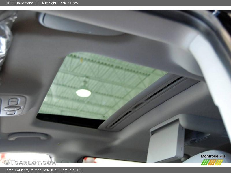 Midnight Black / Gray 2010 Kia Sedona EX