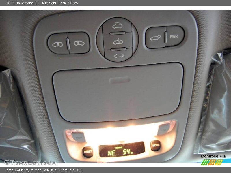Midnight Black / Gray 2010 Kia Sedona EX