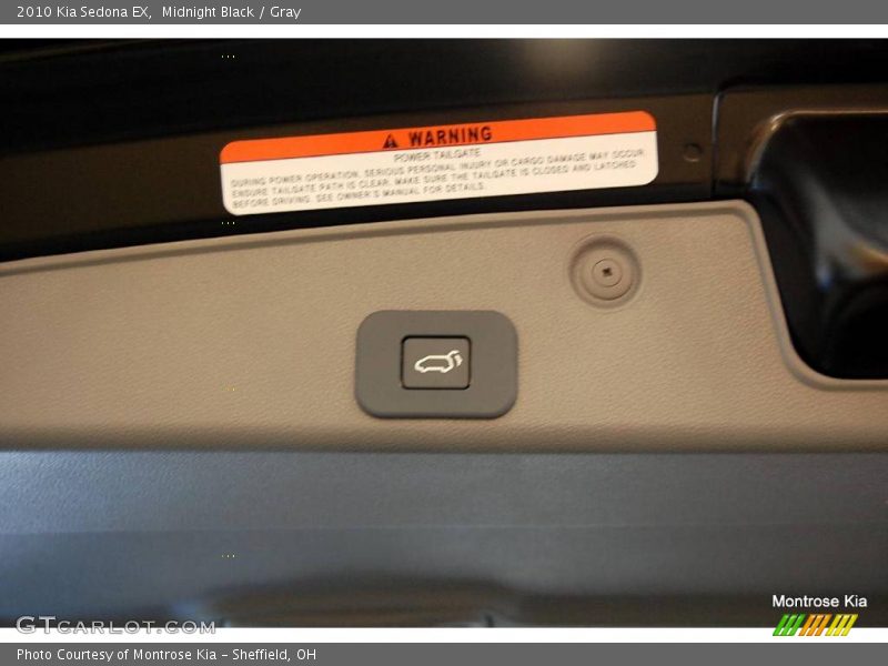 Midnight Black / Gray 2010 Kia Sedona EX