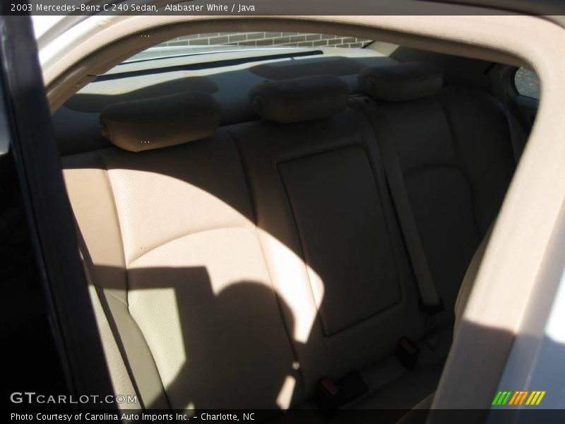 Alabaster White / Java 2003 Mercedes-Benz C 240 Sedan
