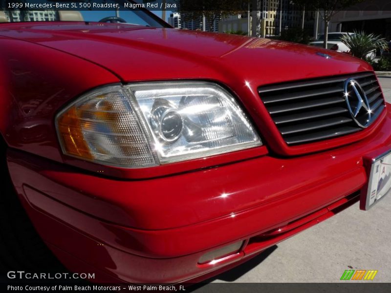 Magma Red / Java 1999 Mercedes-Benz SL 500 Roadster