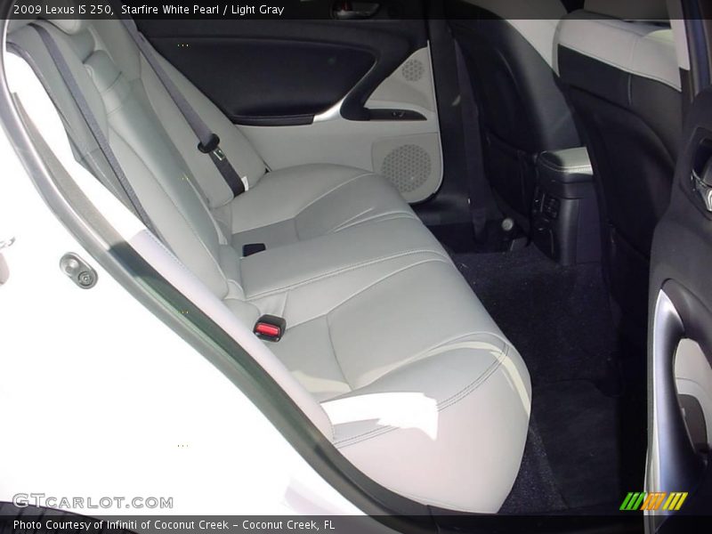 Starfire White Pearl / Light Gray 2009 Lexus IS 250