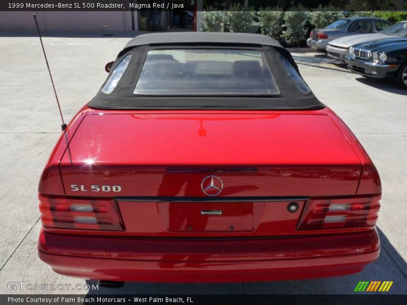 Magma Red / Java 1999 Mercedes-Benz SL 500 Roadster
