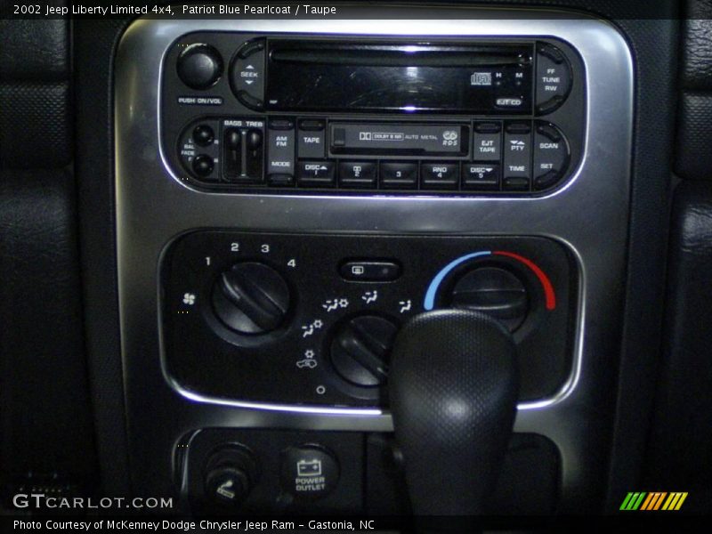 Patriot Blue Pearlcoat / Taupe 2002 Jeep Liberty Limited 4x4