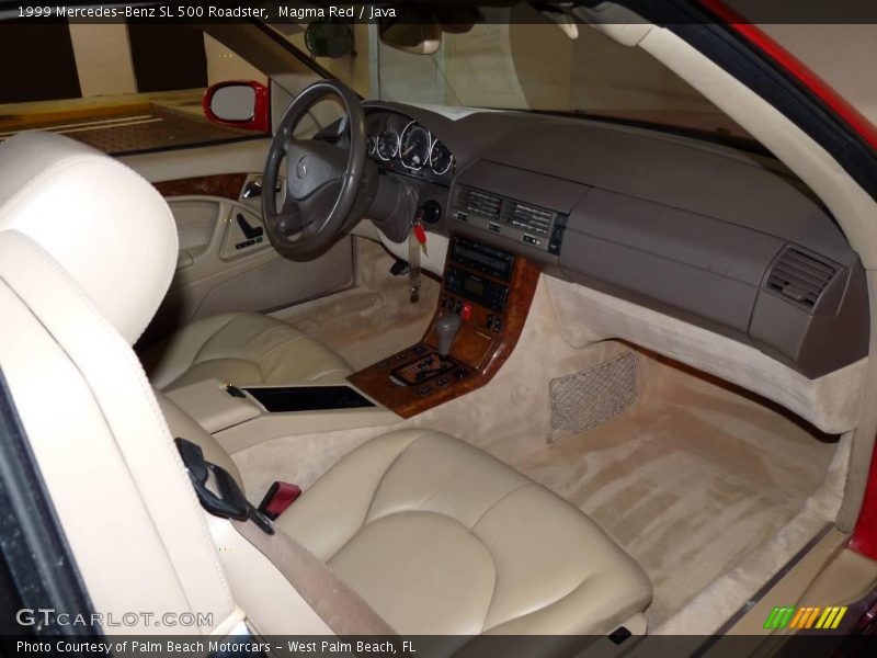 Magma Red / Java 1999 Mercedes-Benz SL 500 Roadster