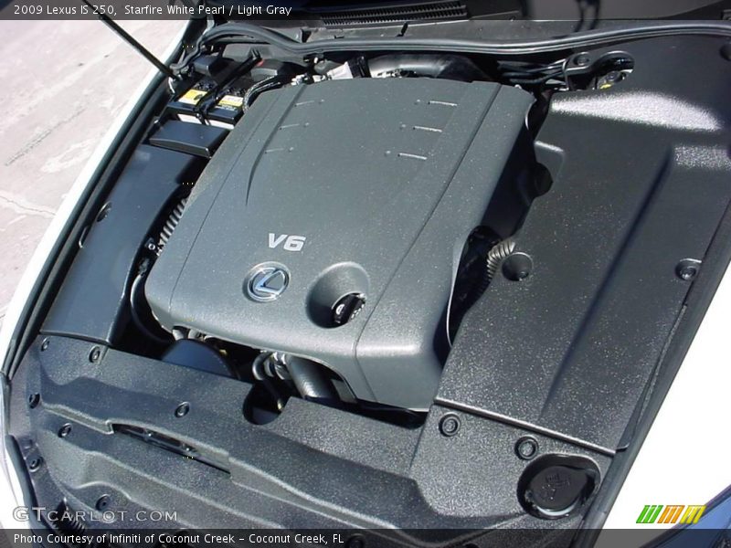 Starfire White Pearl / Light Gray 2009 Lexus IS 250