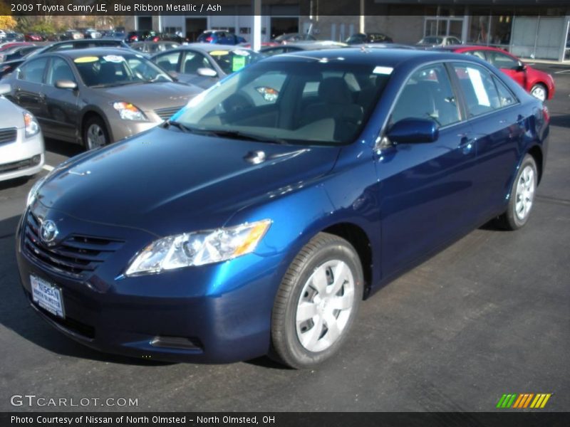 Blue Ribbon Metallic / Ash 2009 Toyota Camry LE