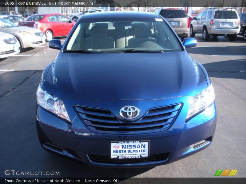Blue Ribbon Metallic / Ash 2009 Toyota Camry LE