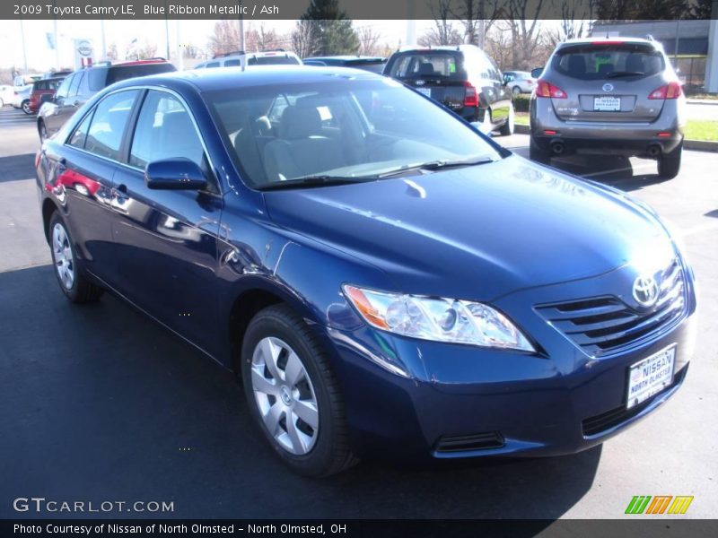 Blue Ribbon Metallic / Ash 2009 Toyota Camry LE