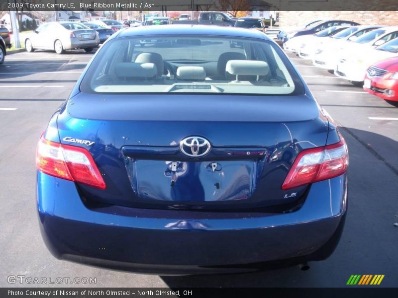 Blue Ribbon Metallic / Ash 2009 Toyota Camry LE