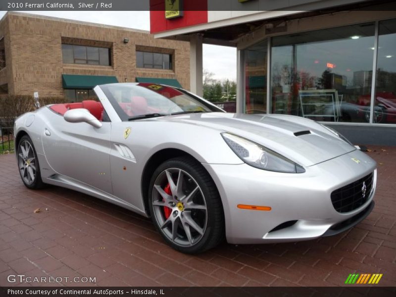 Silver / Red 2010 Ferrari California