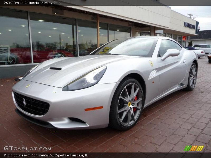 Silver / Red 2010 Ferrari California
