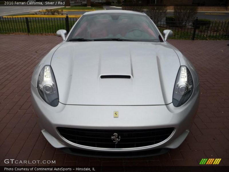 Silver / Red 2010 Ferrari California