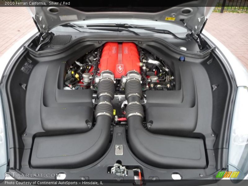 Silver / Red 2010 Ferrari California