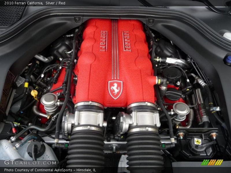 Silver / Red 2010 Ferrari California