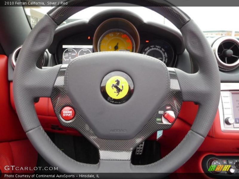 Silver / Red 2010 Ferrari California