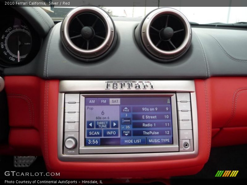 Silver / Red 2010 Ferrari California