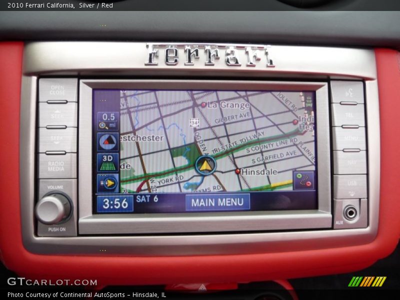Silver / Red 2010 Ferrari California