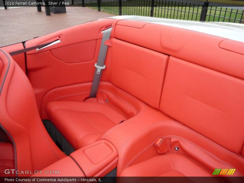 Silver / Red 2010 Ferrari California