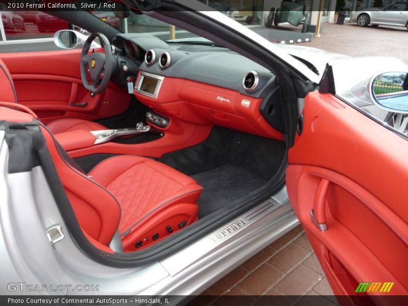 Silver / Red 2010 Ferrari California