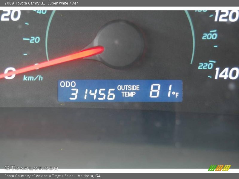 Super White / Ash 2009 Toyota Camry LE