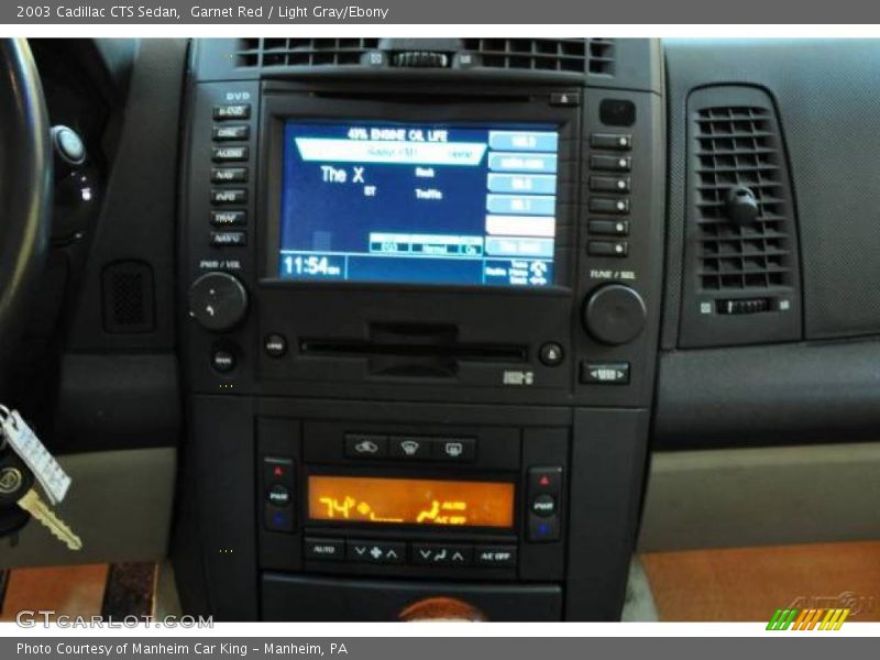 Garnet Red / Light Gray/Ebony 2003 Cadillac CTS Sedan