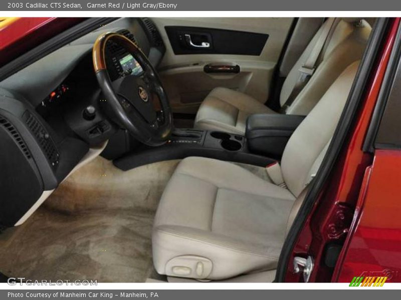 Garnet Red / Light Gray/Ebony 2003 Cadillac CTS Sedan