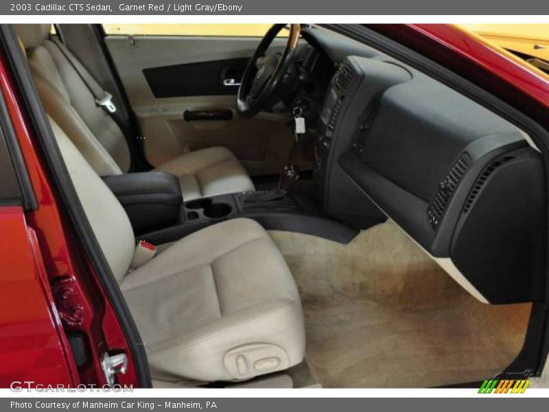 Garnet Red / Light Gray/Ebony 2003 Cadillac CTS Sedan