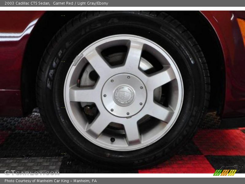 Garnet Red / Light Gray/Ebony 2003 Cadillac CTS Sedan