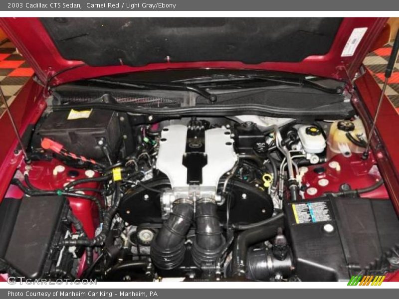 Garnet Red / Light Gray/Ebony 2003 Cadillac CTS Sedan