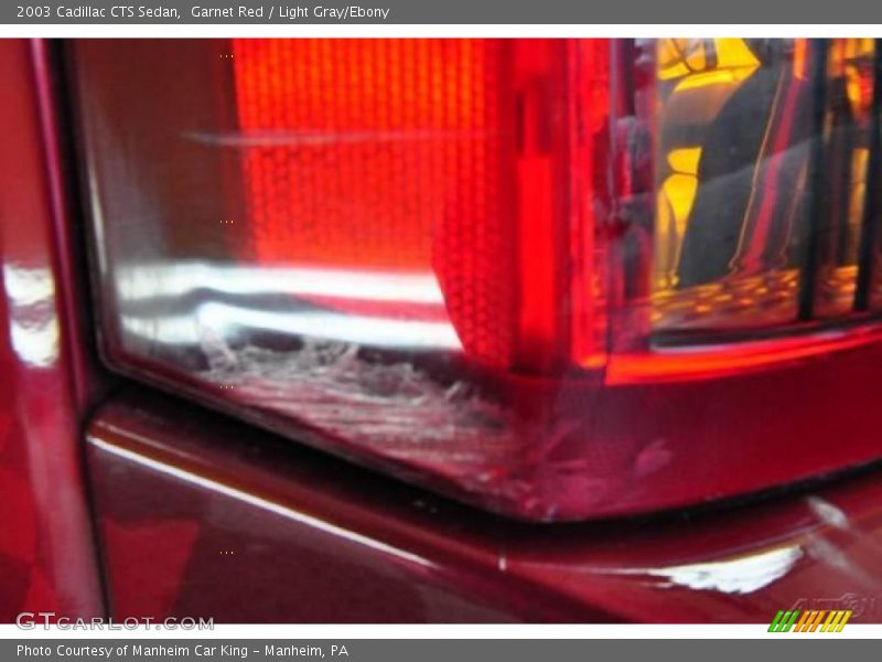 Garnet Red / Light Gray/Ebony 2003 Cadillac CTS Sedan