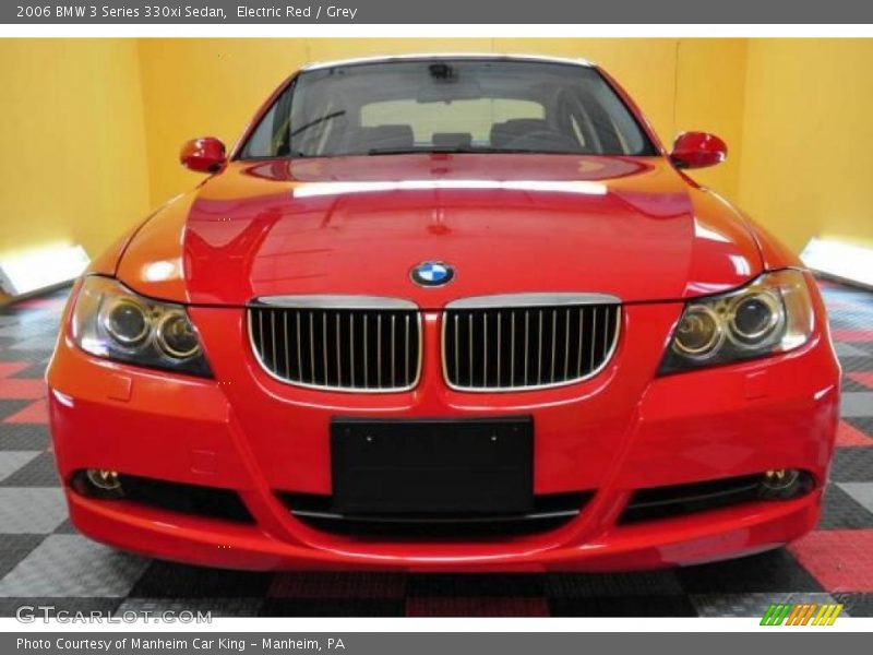 Electric Red / Grey 2006 BMW 3 Series 330xi Sedan