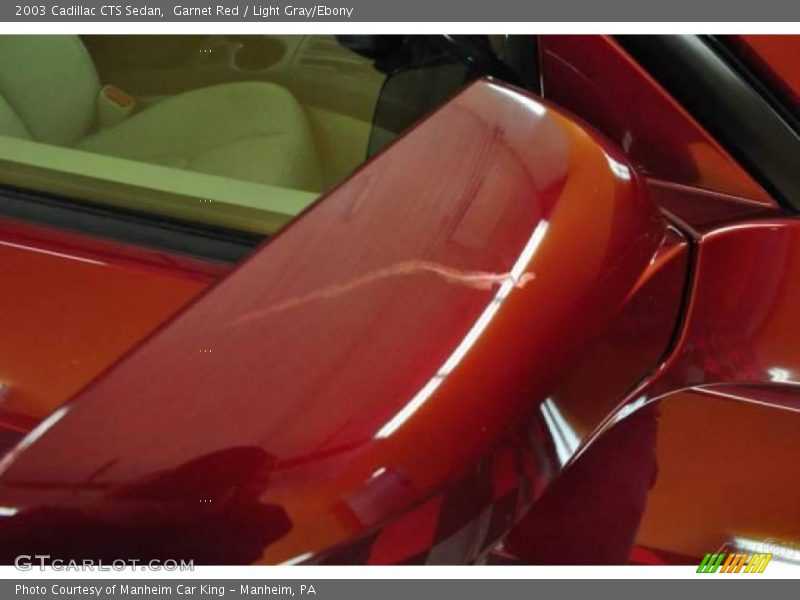 Garnet Red / Light Gray/Ebony 2003 Cadillac CTS Sedan