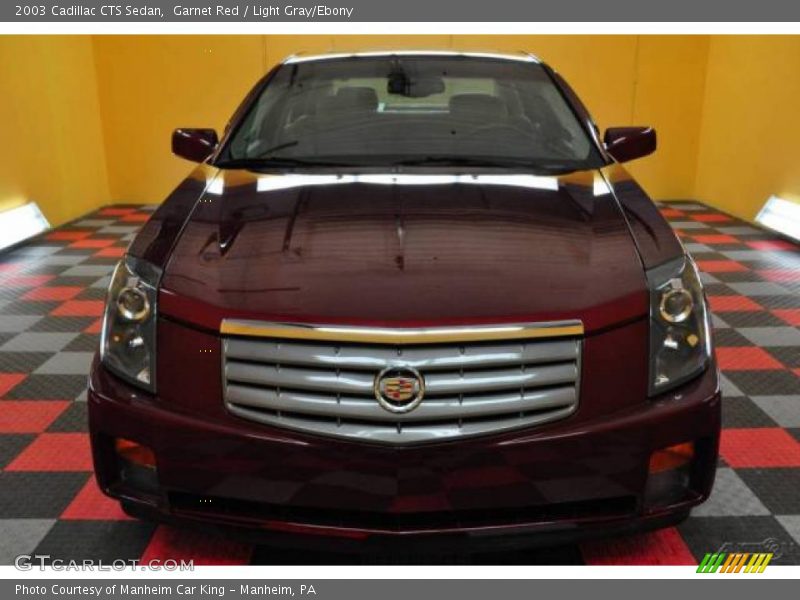 Garnet Red / Light Gray/Ebony 2003 Cadillac CTS Sedan