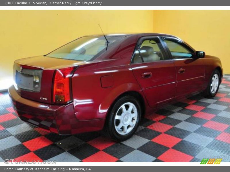 Garnet Red / Light Gray/Ebony 2003 Cadillac CTS Sedan