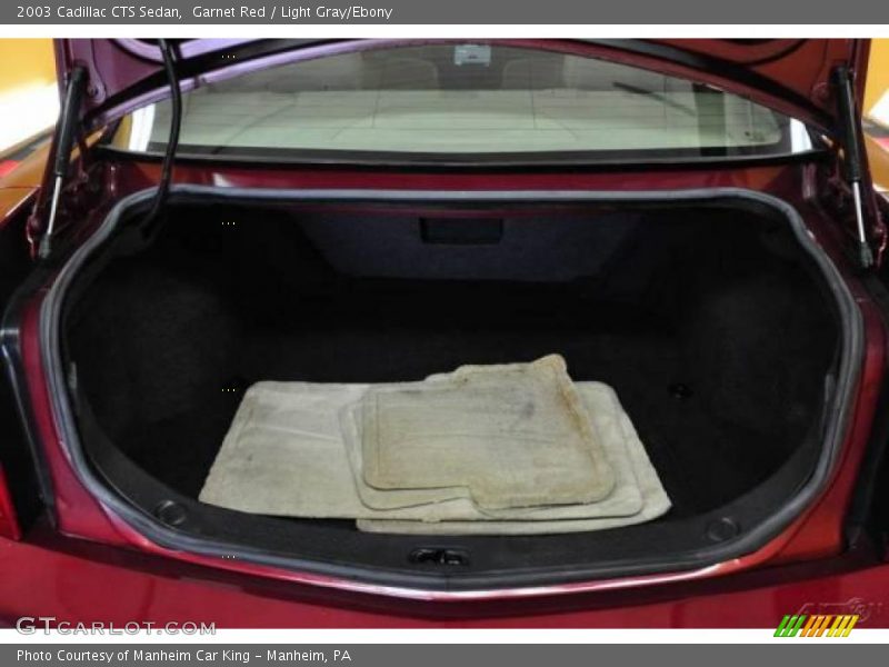Garnet Red / Light Gray/Ebony 2003 Cadillac CTS Sedan