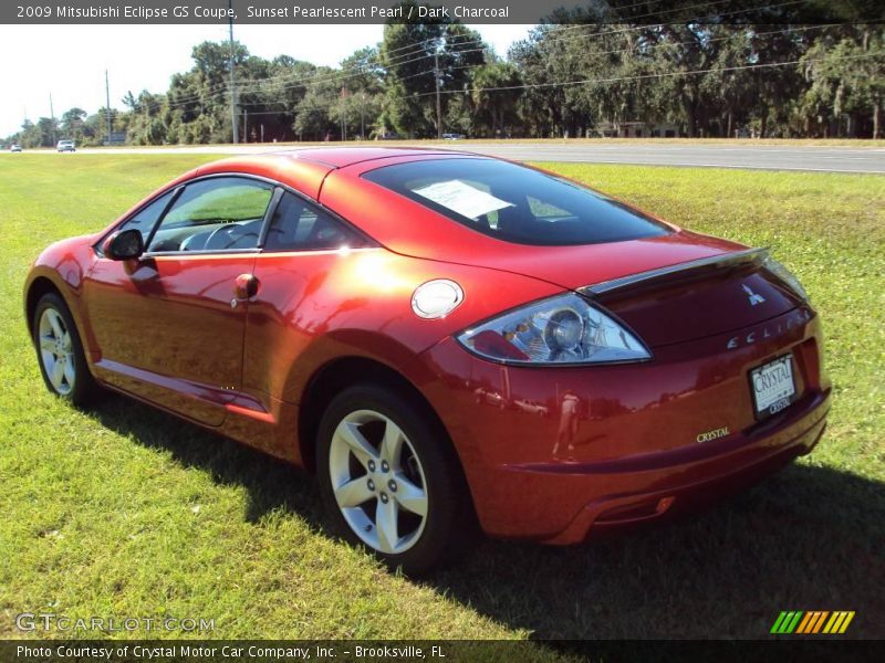 Sunset Pearlescent Pearl / Dark Charcoal 2009 Mitsubishi Eclipse GS Coupe