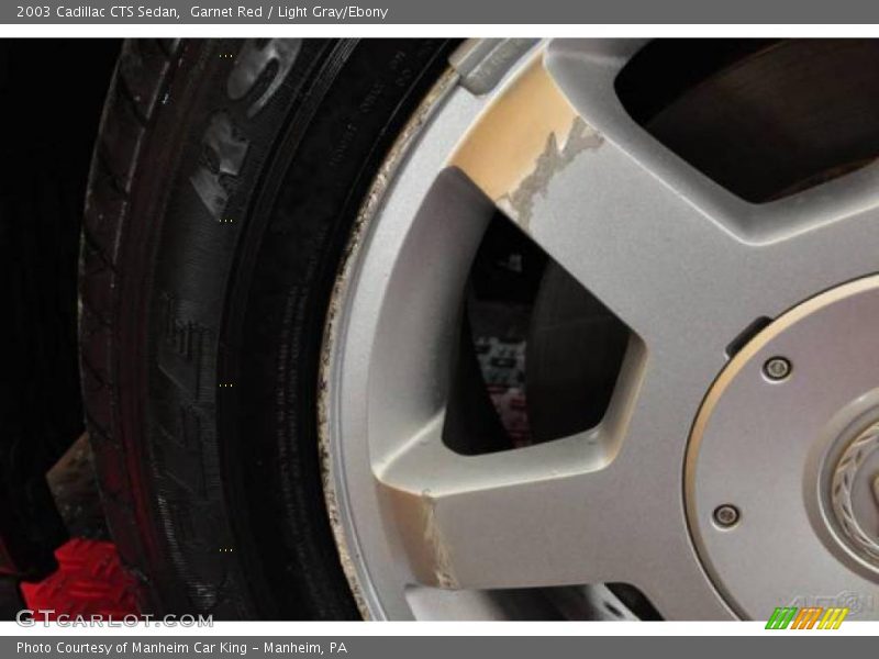 Garnet Red / Light Gray/Ebony 2003 Cadillac CTS Sedan