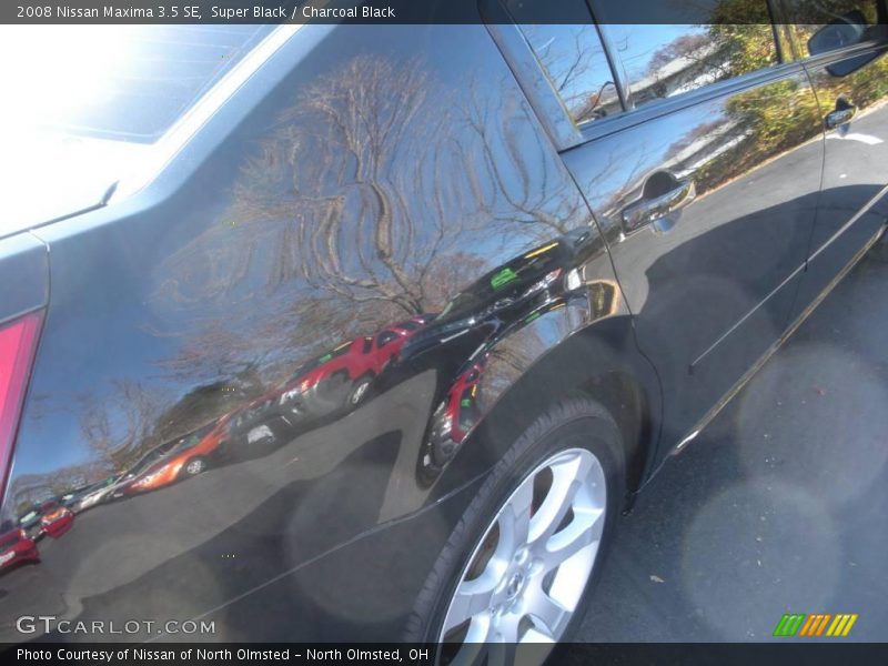 Super Black / Charcoal Black 2008 Nissan Maxima 3.5 SE
