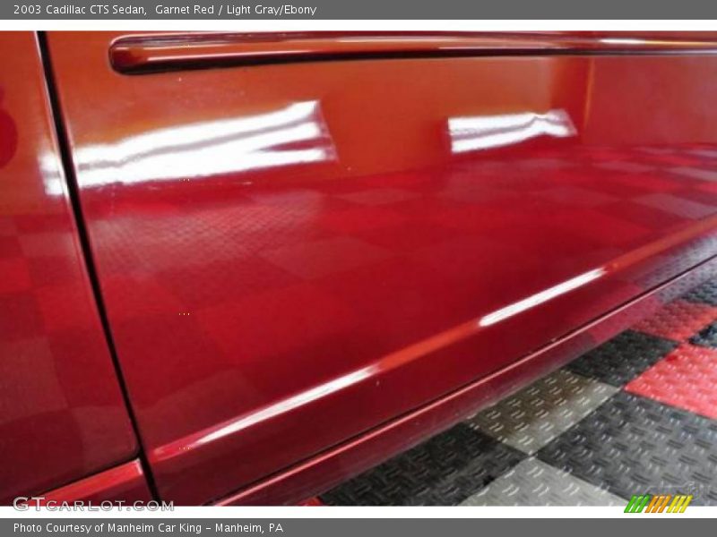 Garnet Red / Light Gray/Ebony 2003 Cadillac CTS Sedan