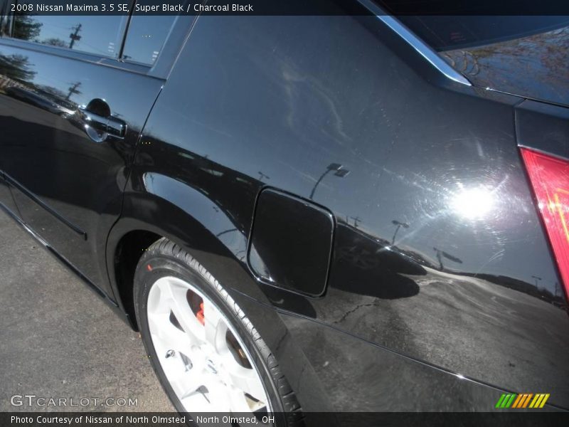 Super Black / Charcoal Black 2008 Nissan Maxima 3.5 SE