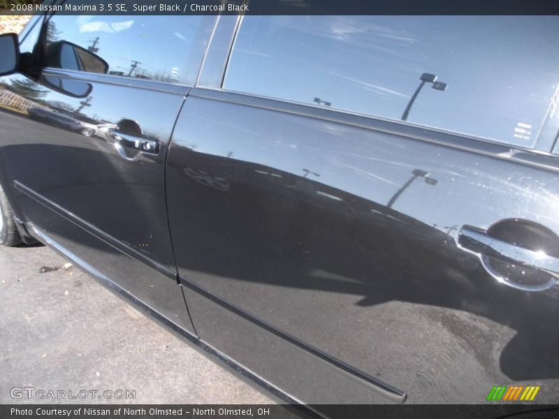 Super Black / Charcoal Black 2008 Nissan Maxima 3.5 SE