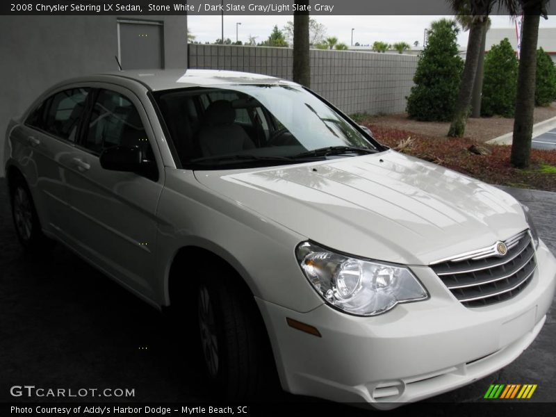 Stone White / Dark Slate Gray/Light Slate Gray 2008 Chrysler Sebring LX Sedan